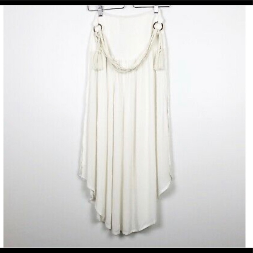 Lost in lunar off white skirt